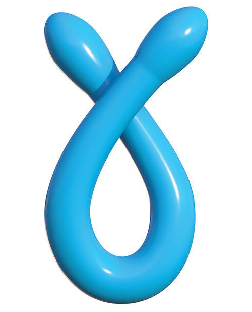 Classix 18" Big Dildo | Bendable Giant Dildo | Double Whammy Double Dildo | Blue Huge Dildo