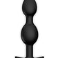 Pretty Love 4.05" Silicone Anal Plug w/Ball - Black