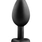 Blush Temptasia Bling Plug w/Gem Small - Black