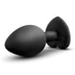 Blush Temptasia Bling Plug w/Gem Small - Black