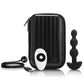 B-Vibe Remote Triplet Anal Beads - Black