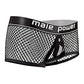 Cock Pit Fishnet Mini Cock Ring Short Black LG