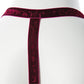 Gender Fluid Sugar Coated Harness - XL-XXXL Raspberry Glitter